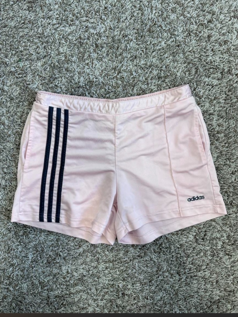 Vintage Baby Pink Adidas Shorts M